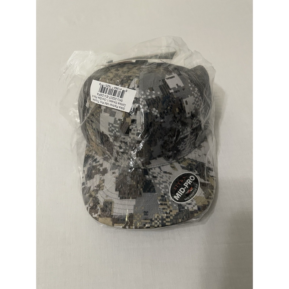 New Sitka Partner Mid Pro Trucker Hat Mens OSFA Optifade Elevated II